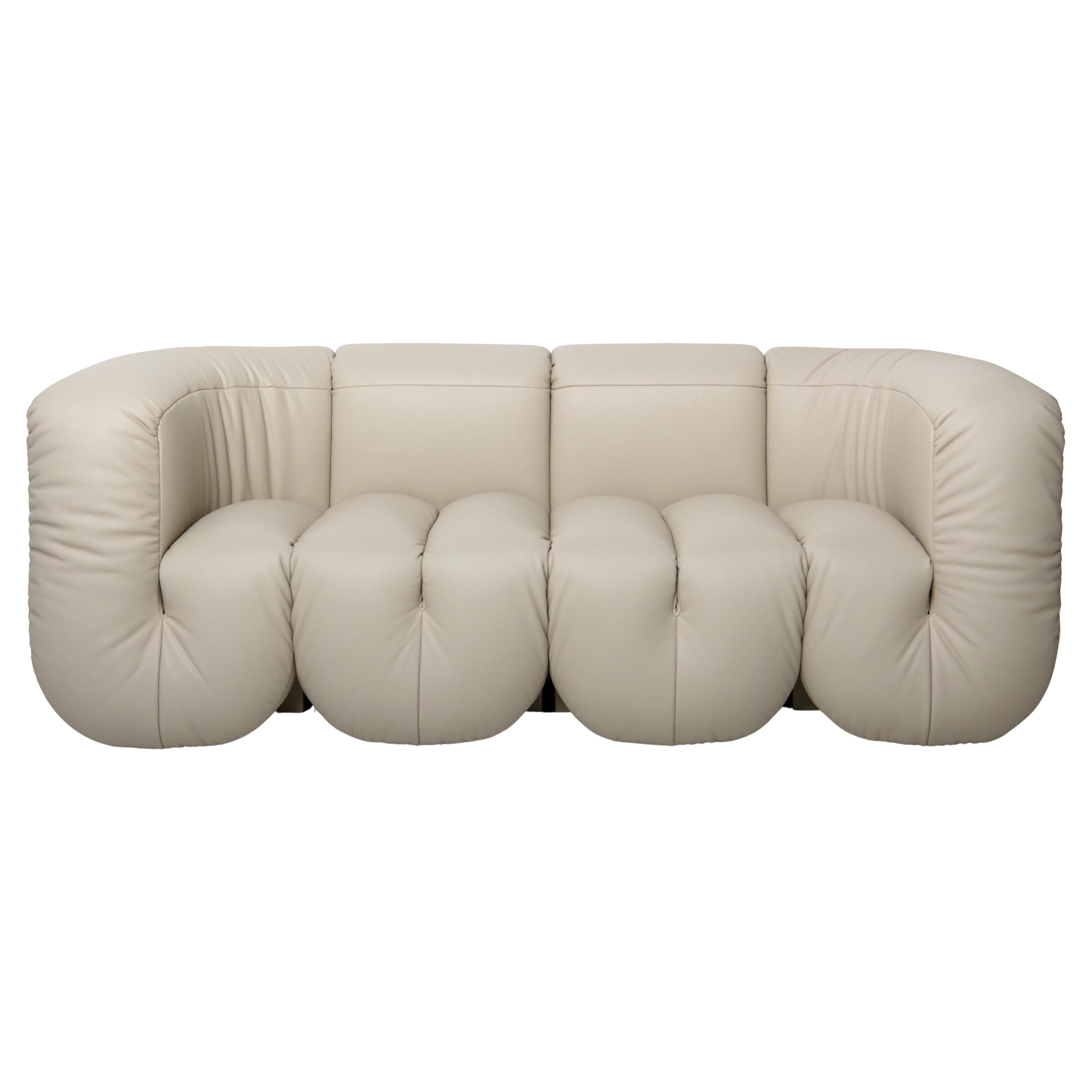 De Sede DS-707/23 Sofa in Leather Upholstery by Philippe Malouin