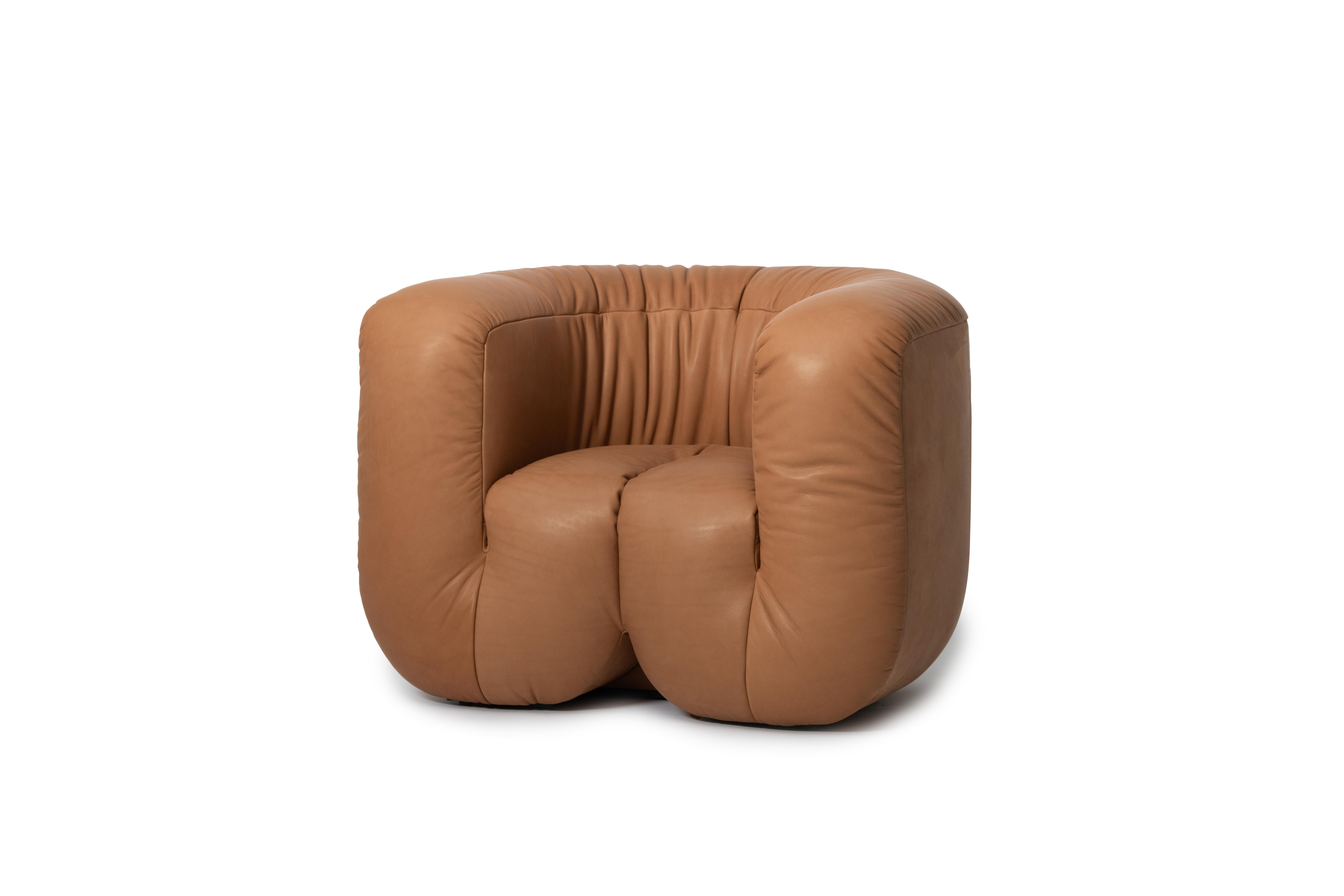 De Sede DS-707 Armchair in Brown Naturale Leather Upholstery by Philippe Malouin