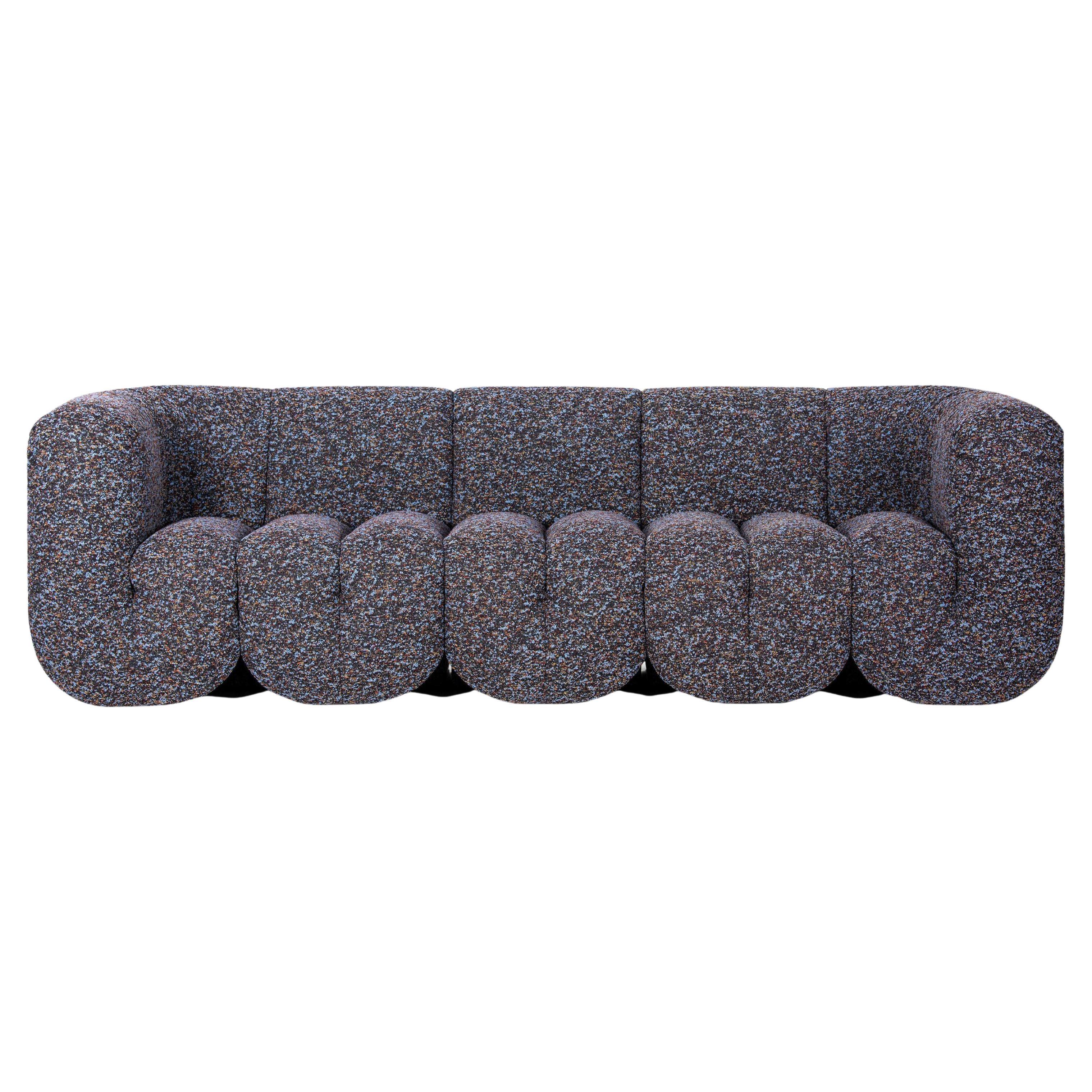 De Sede DS-707 Sofa in Atom Kvadrat Upholstery by Philippe Malouin For Sale
