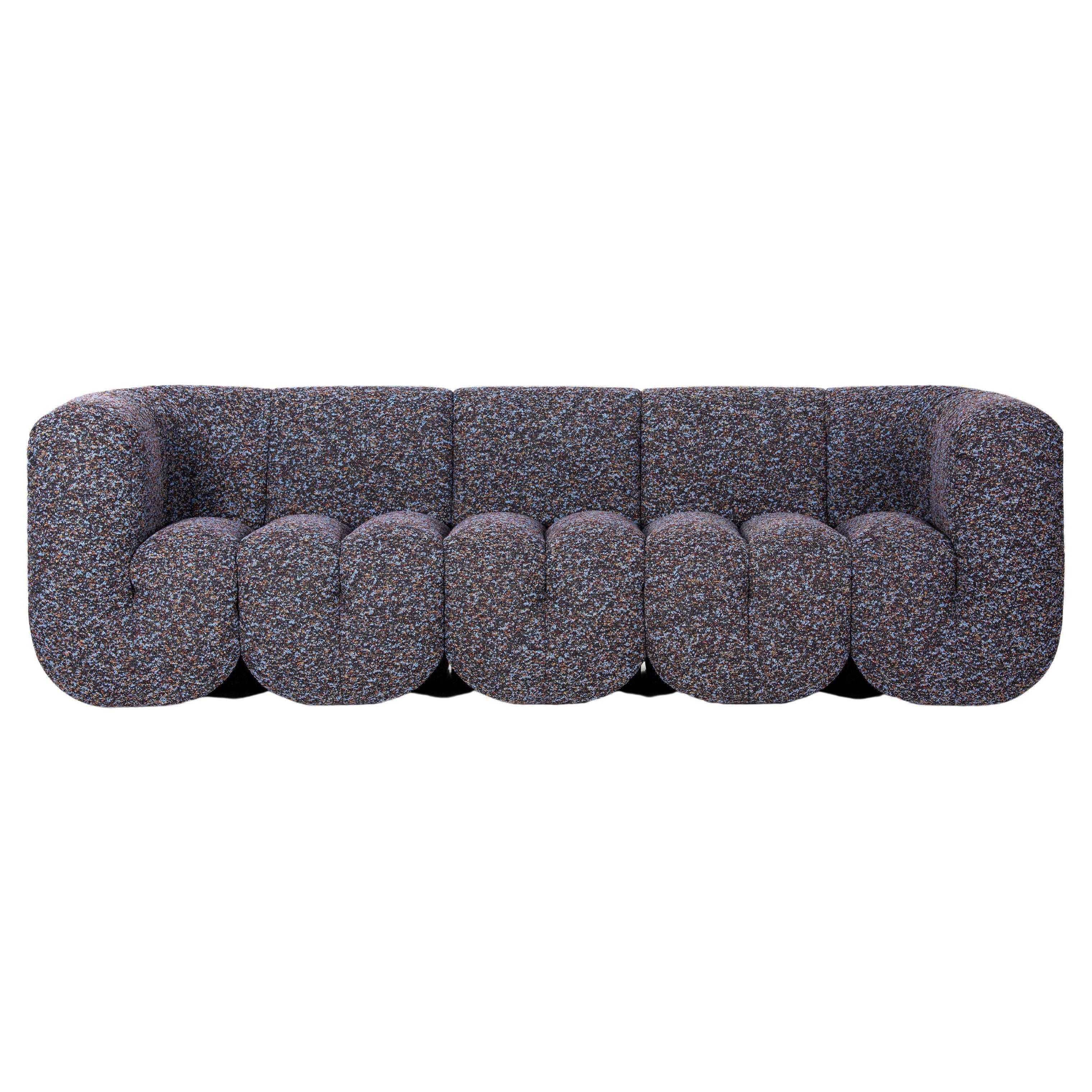 De Sede DS-707 Sofa in Atom Kvadrat Upholstery by Philippe Malouin For Sale