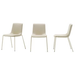 De Sede DS-717 Armchair in Snow Upholstery with White Legs by Claudio Bellini