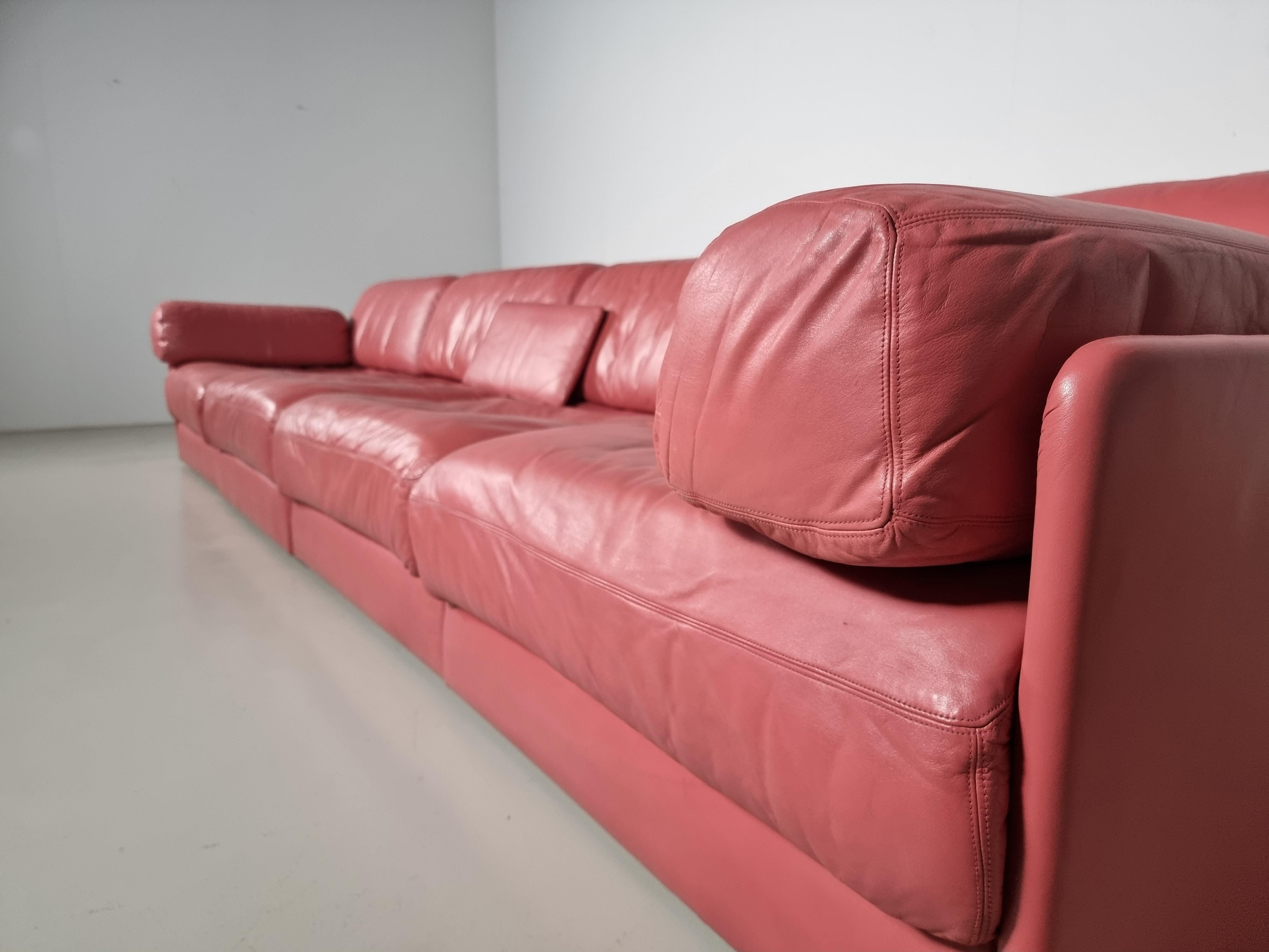 De Sede Ds-76 4-Seater Sectional Sofa, 1970s 4