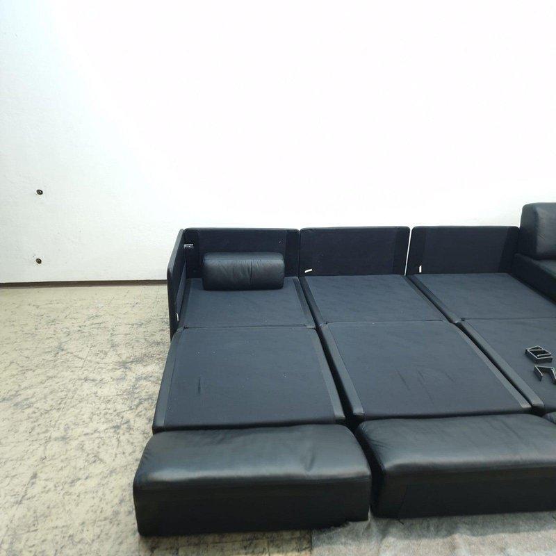 Moderne De Sede DS-76 / 78 Ledersofa Super zustand Designersofa Sammlerstück Schlafsofa en vente
