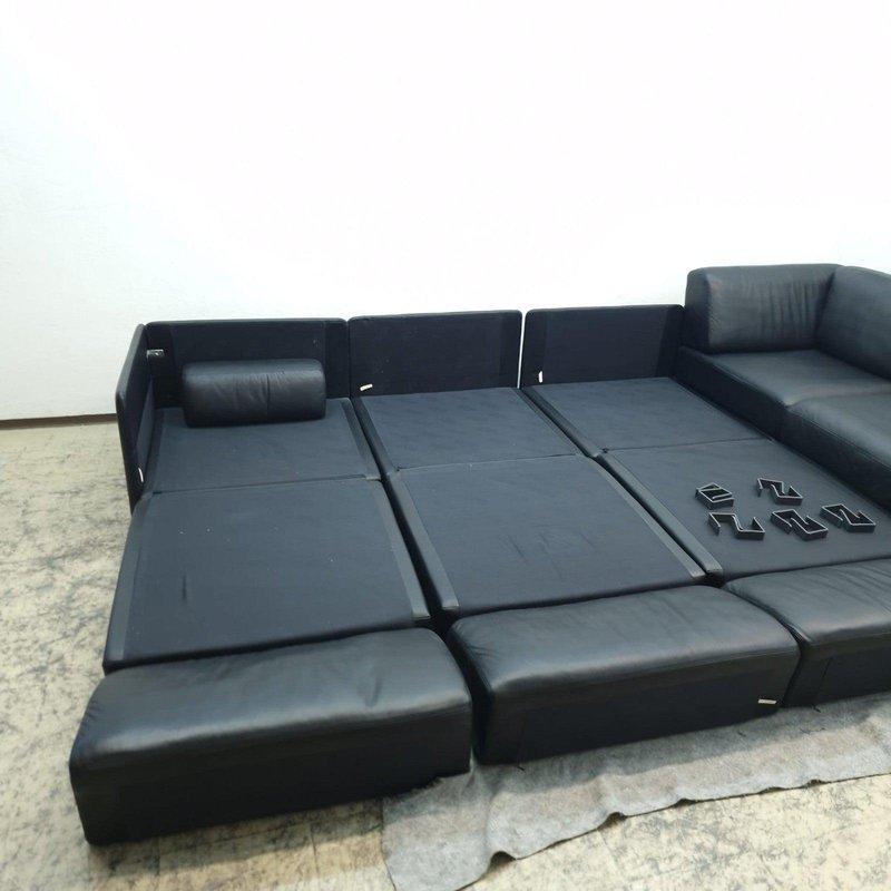 Fin du 20e siècle De Sede DS-76 / 78 Ledersofa Super zustand Designersofa Sammlerstück Schlafsofa en vente