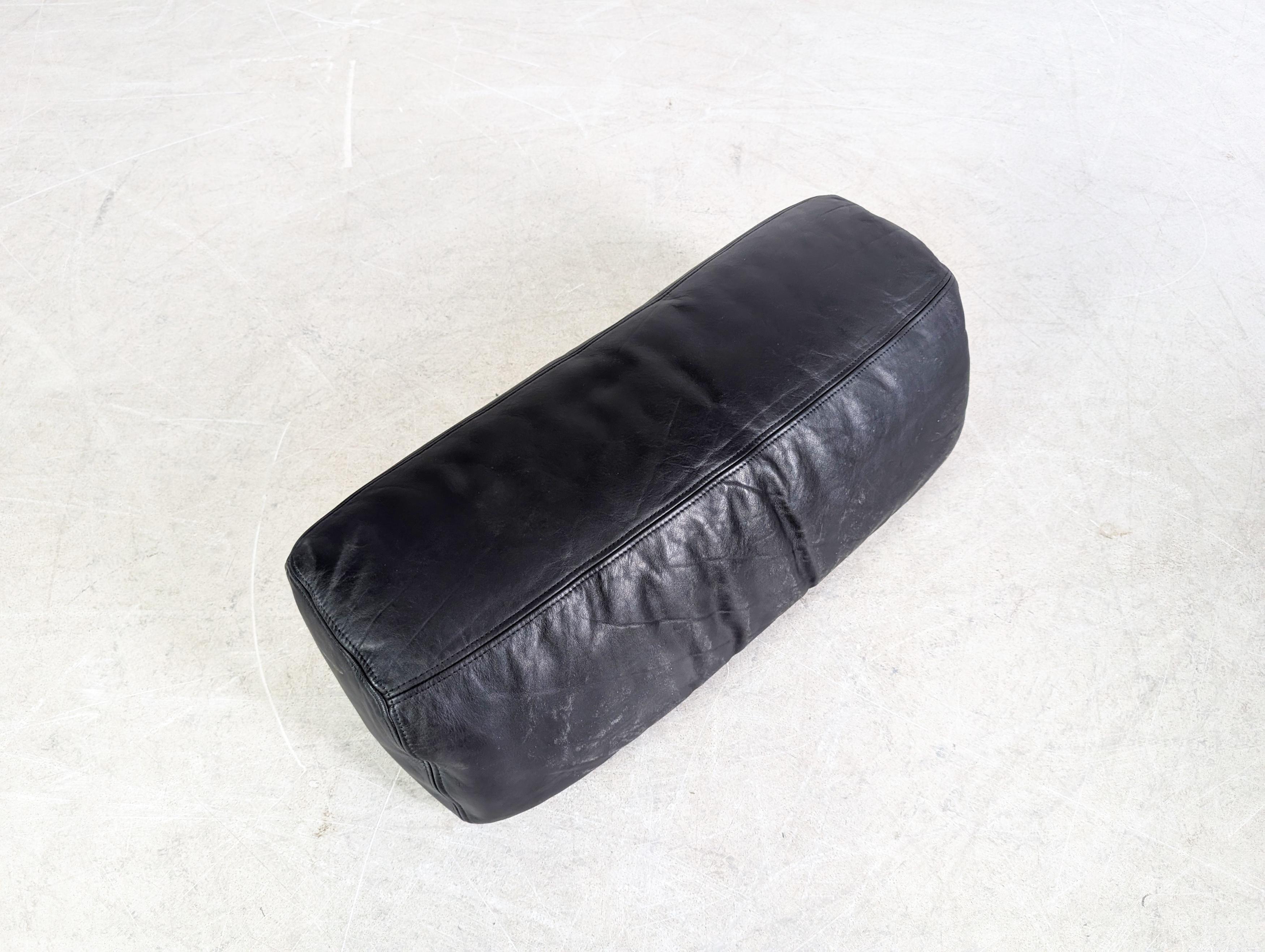 De Sede DS 76/78 Modulsofa Ecksofa Design Eckcouch Leder schwarz en vente 5