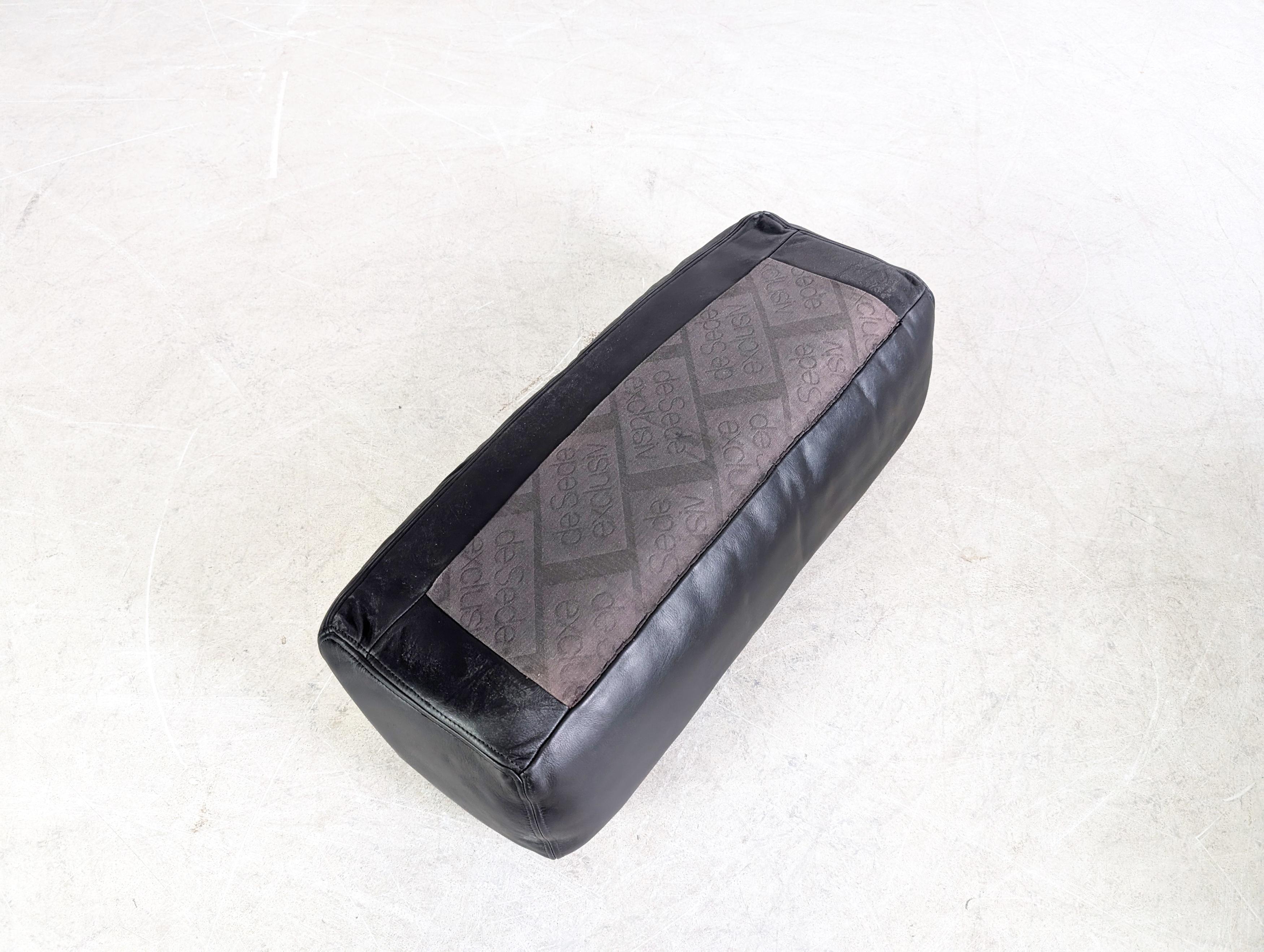 De Sede DS 76/78 Modulsofa Ecksofa Design Eckcouch Leder schwarz en vente 6