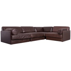De Sede DS 76 Canapé design en cuir brun Canapé d'angle