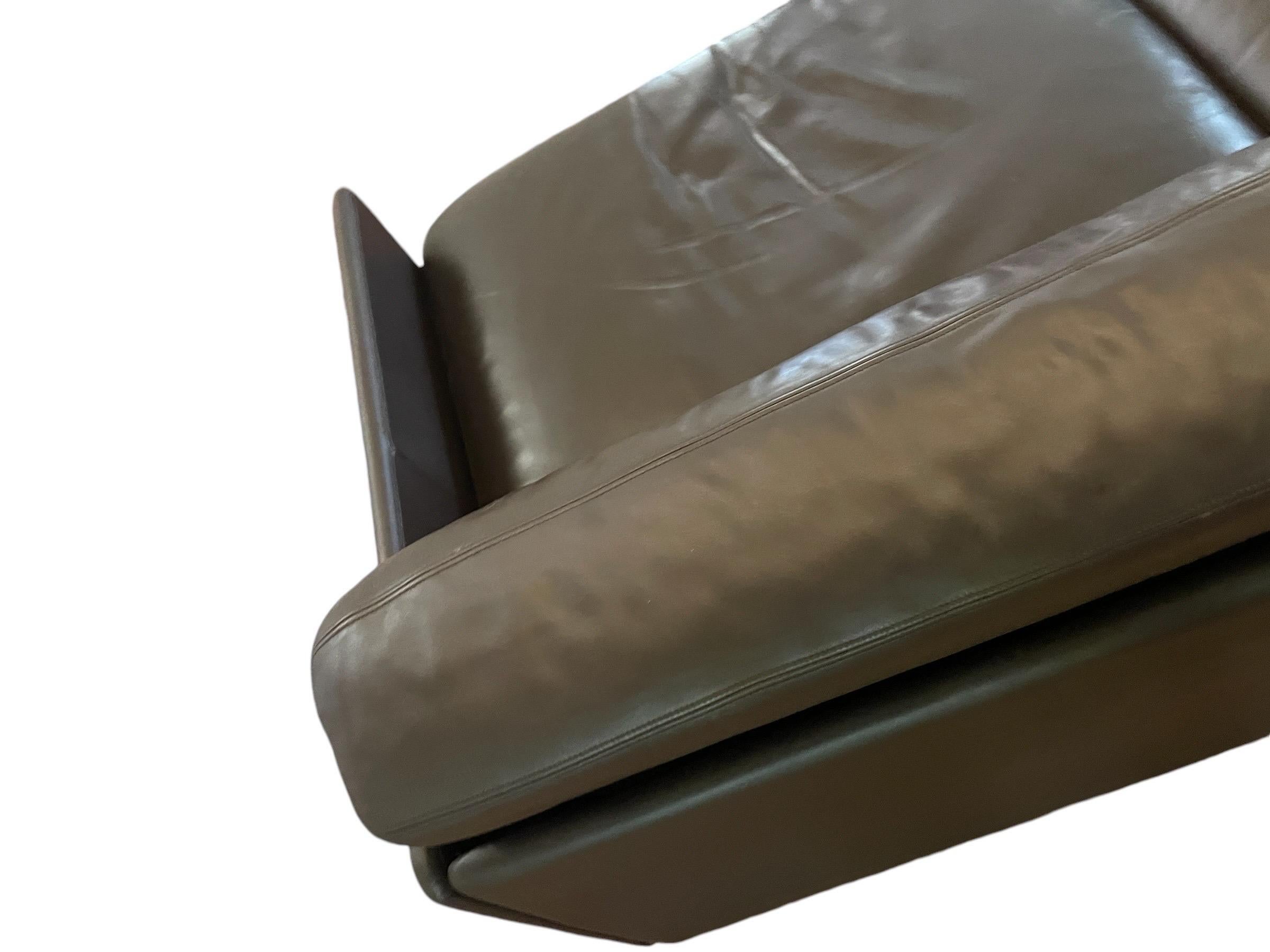 De Sede DS-76 Modular Sleeper Sofa Brown Leather De Sede Sectional Sofa Couch 9