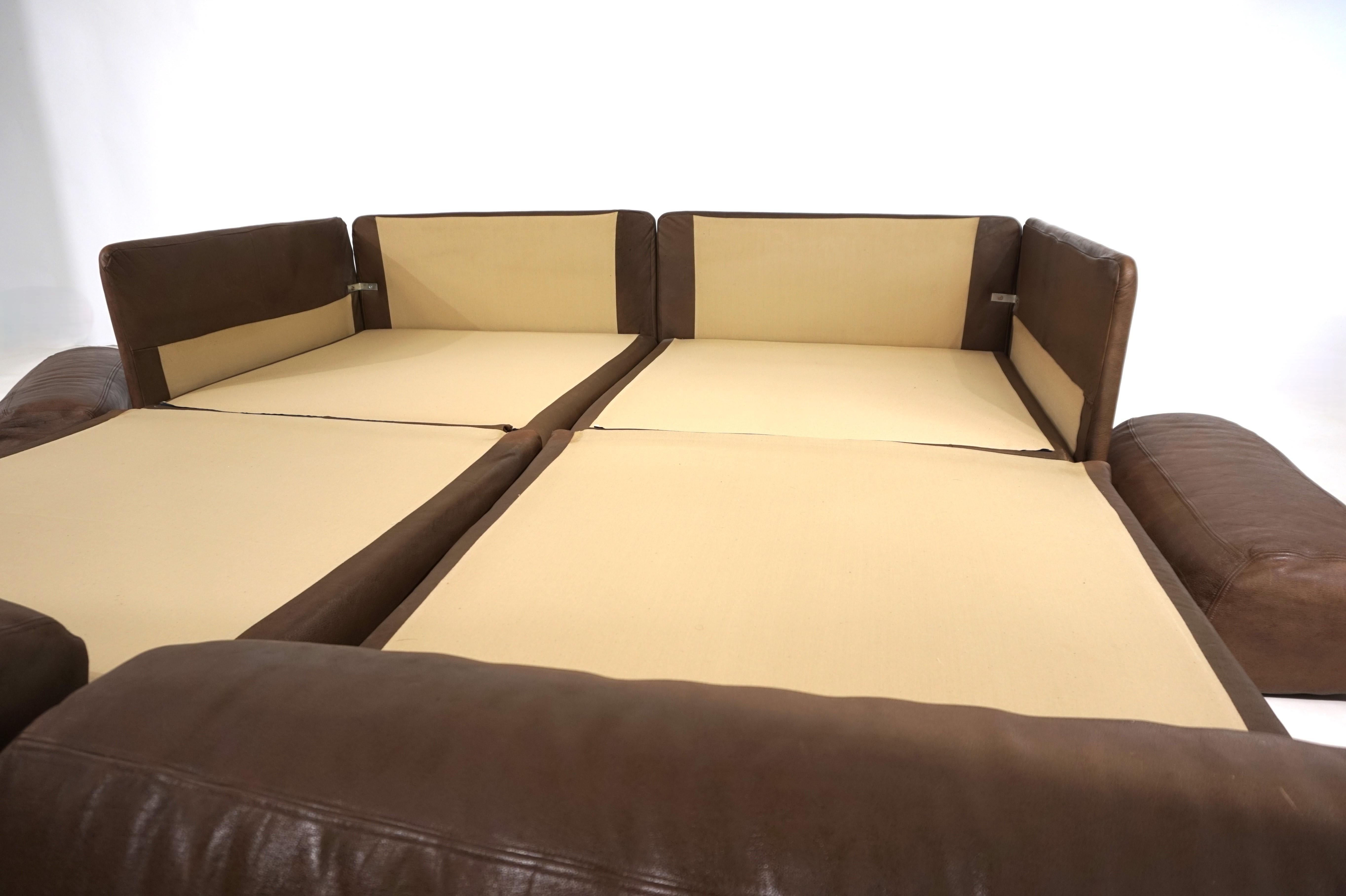 De Sede DS-76, zweisitziges Ledersofa, 1970 im Angebot 12