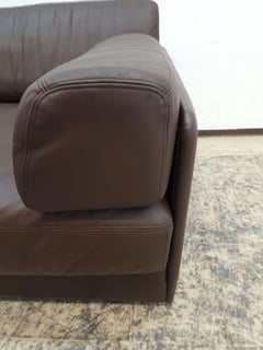De Sede ds 76  Zweisitzer  Modularsofa Designersofa Ledersofa Wk Wohnen braun