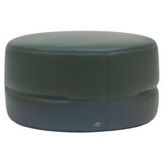 De Sede DS-760 Large Ottoman in Jade Upholstery by Geckeler Michels