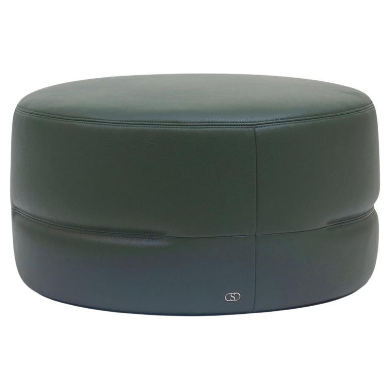 De Sede DS760 Large Ottoman in Jade Upholstery by Geckeler Michels For