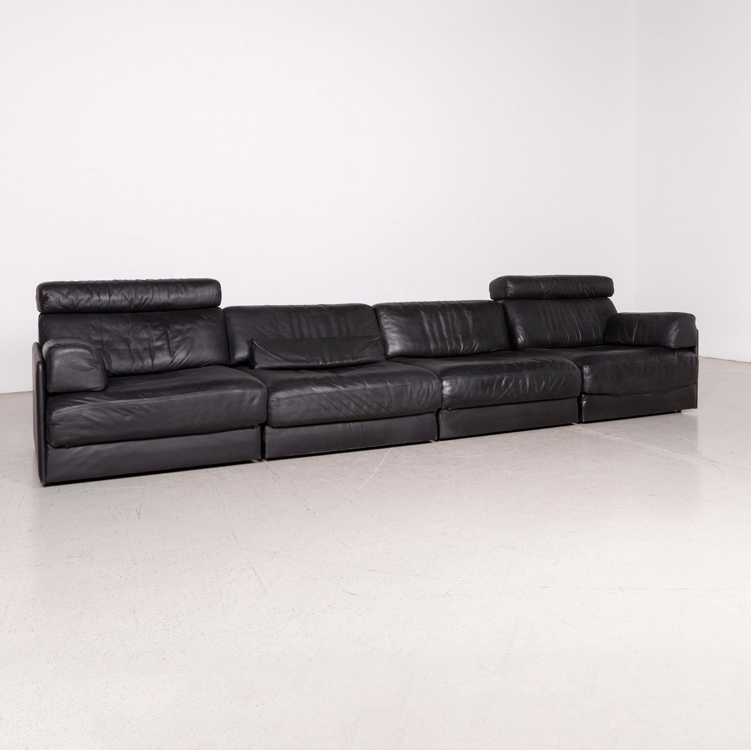 four seat leather sofa