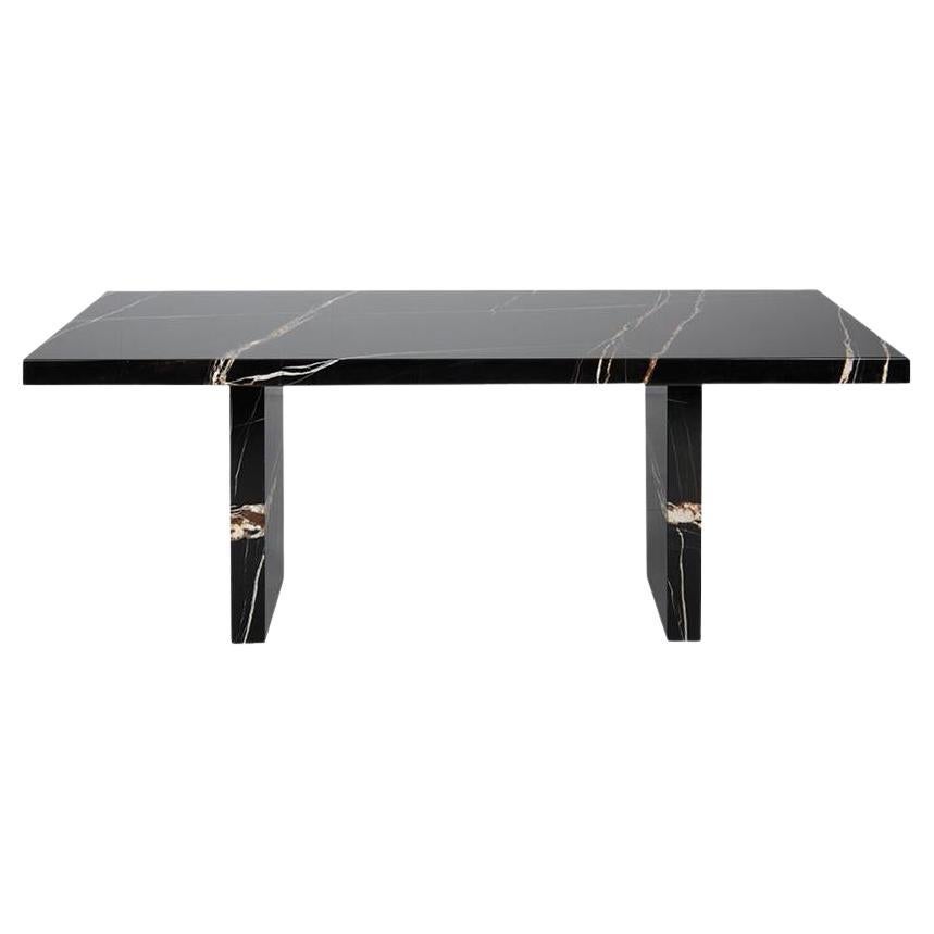 De Sede DS-788/92 Dining Table in Sahara Noir Stone by De Sede Design Team For Sale