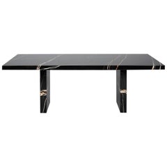 Table de salle à manger De Sede DS-788/93 Sahara Noir Stone par De Sede Design Team