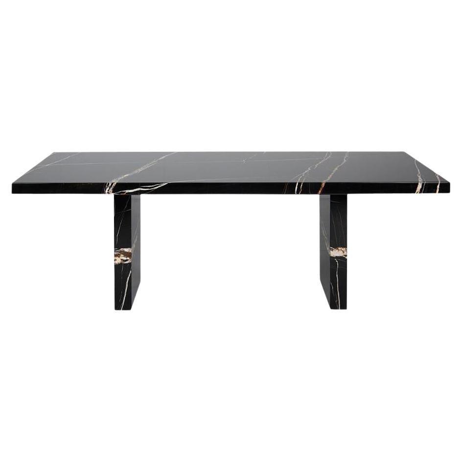 De Sede DS-788/93 Dining Table in Sahara Noir Stone by De Sede Design Team For Sale