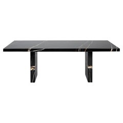 De Sede DS-788/93 Dining Table in Sahara Noir Stone by De Sede Design Team