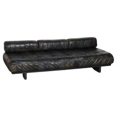 De Sede DS-80 daybed in brown patchwork leather, Switzerland 1970s