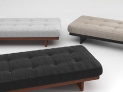 De Sede DS 80 Daybed in Teak Upholstery by De Sede Design Team