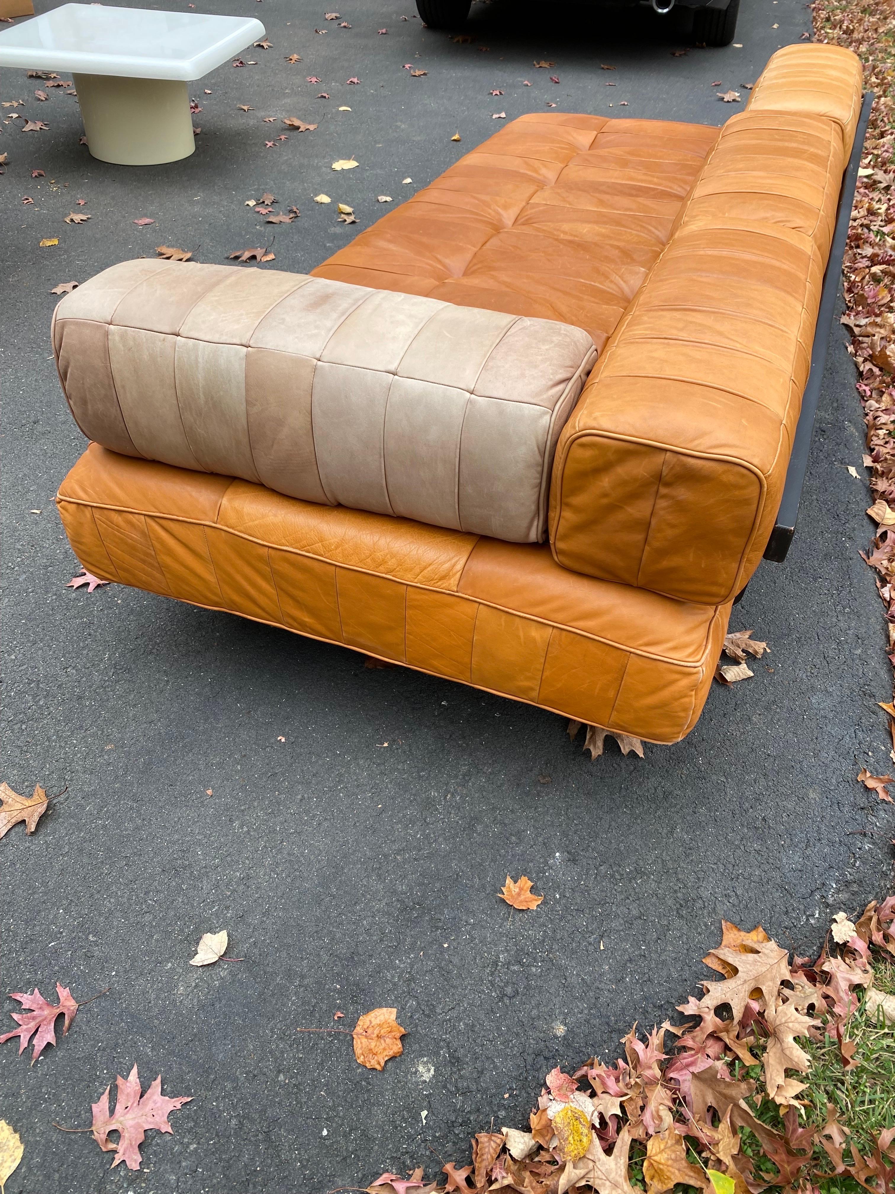 Late 20th Century De Sede DS 80 Leather Daybed For Sale