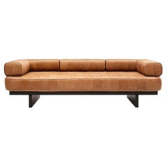 De Sede DS 80 Three-Seat Sofa in Naturale cuoio leather