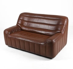 De Sede DS-84 Leather Two-Seat Sofa, c. 1970's