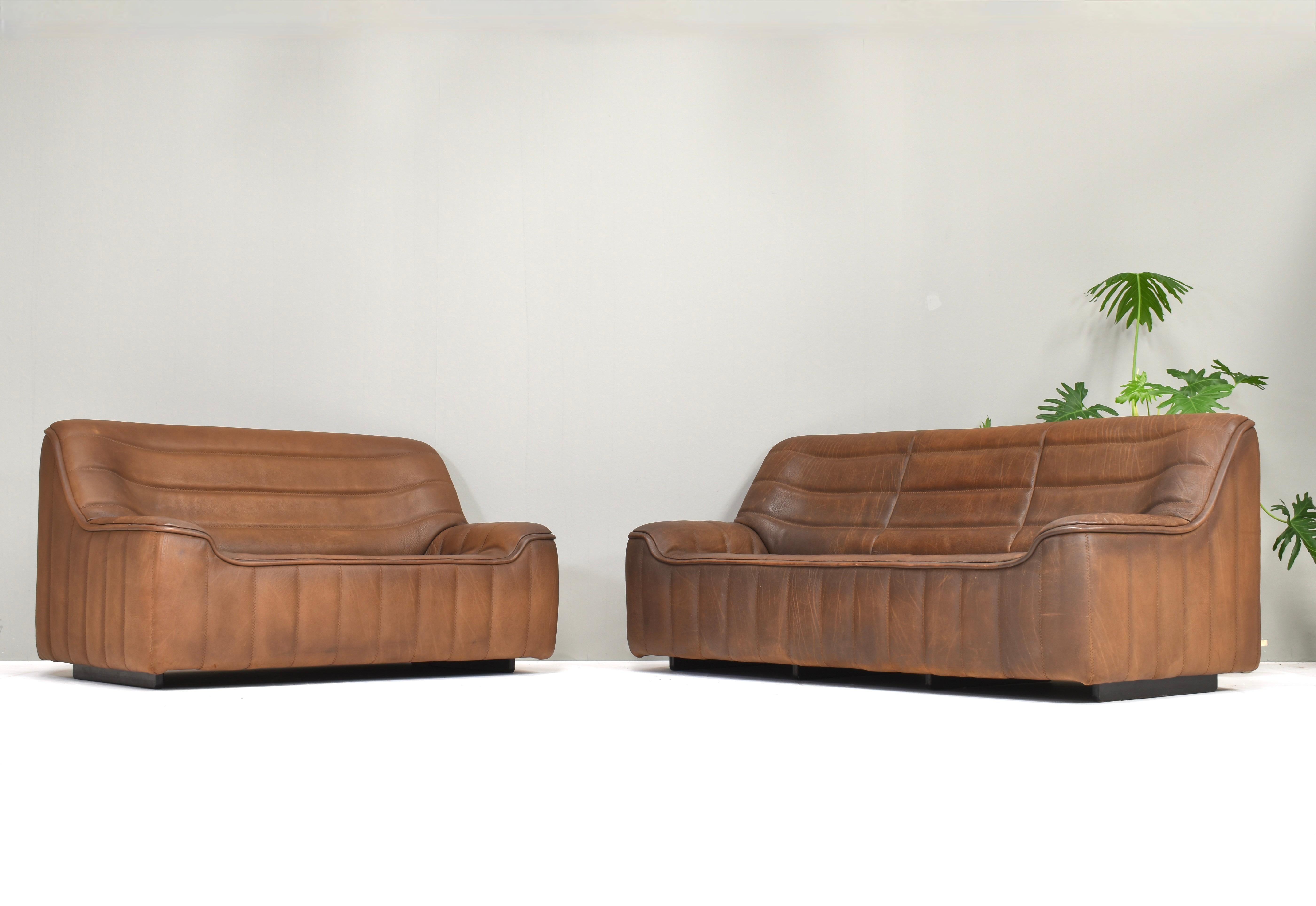 De Sede DS-84 Living room set in Tan Buffalo leather – Switzerland, circa 1970 For Sale 10
