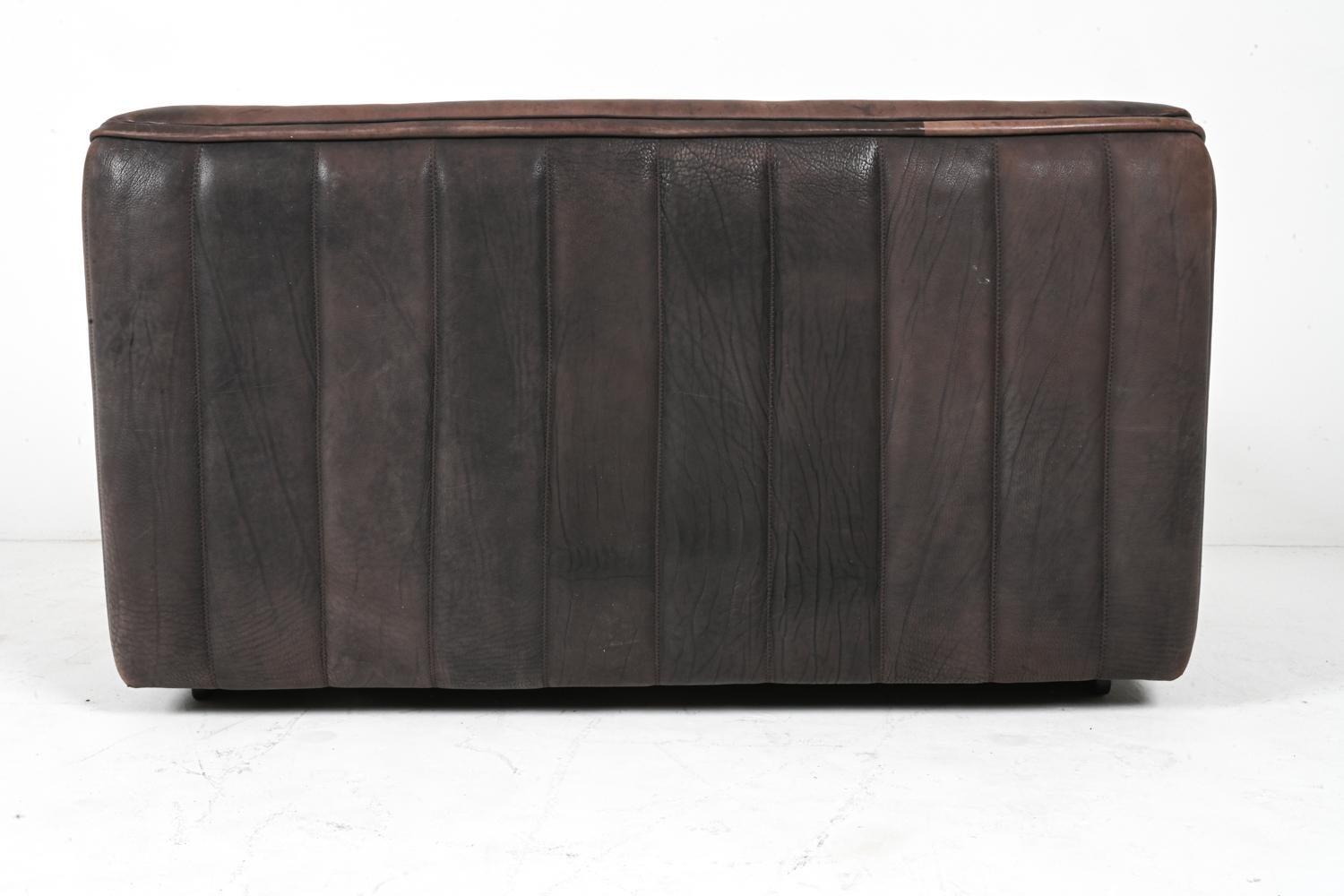 De Sede DS-84 Two-Seat Sofa in Buffalo Leather, c. 1970's 6