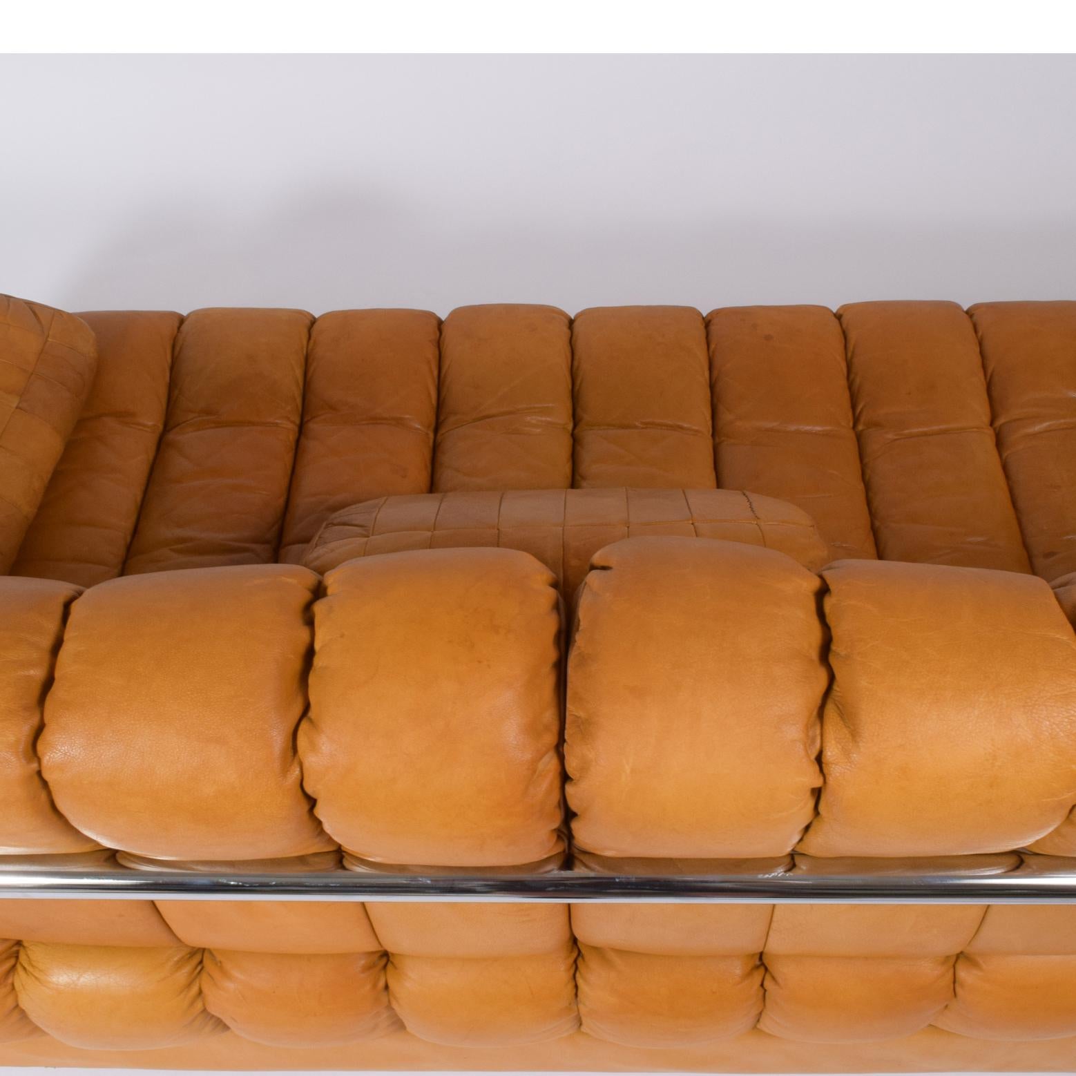 De Sede DS 85 Natural Daybed Leather Sofa / Bed 4