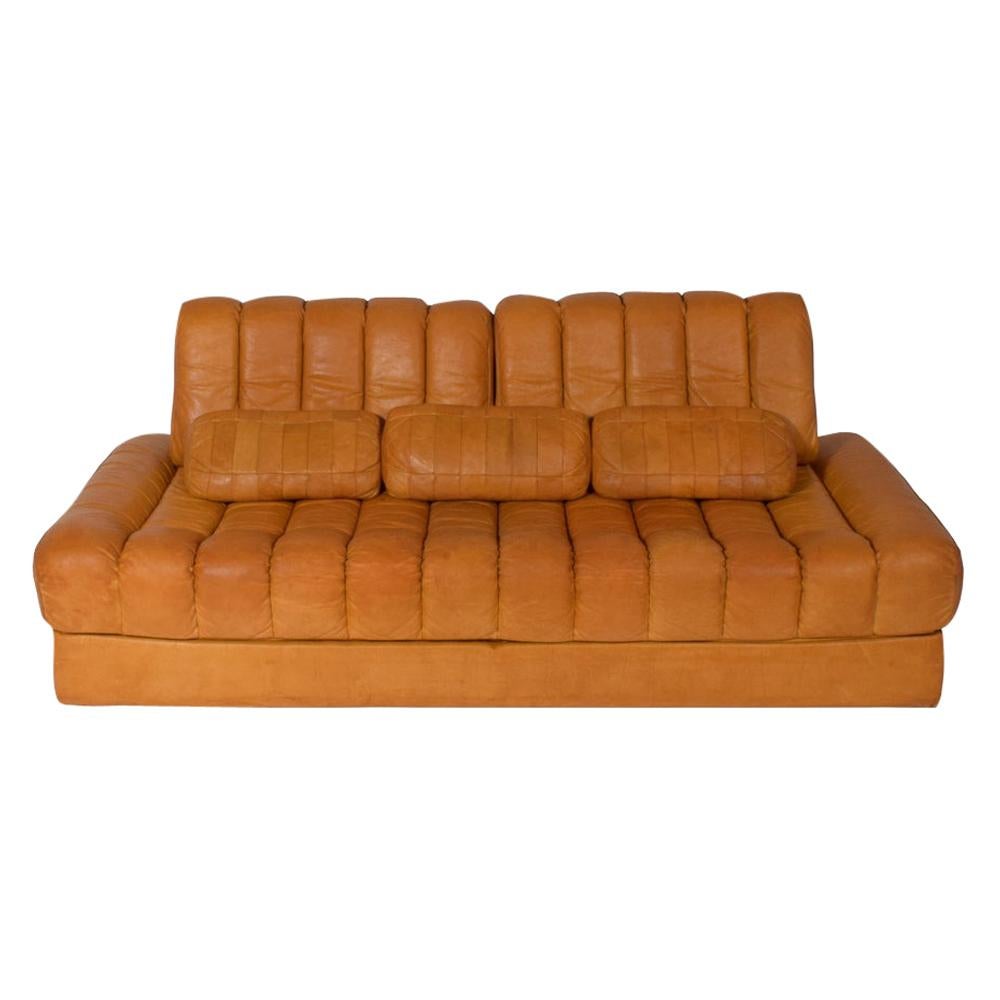 De Sede DS 85 Natural Daybed Leather Sofa / Bed