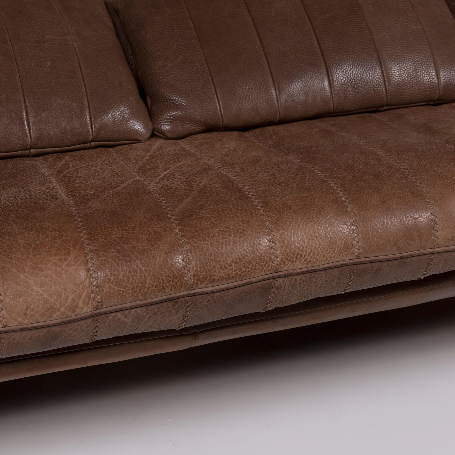 De Sede Ds 86 Designer Leder Sofa Garnitur Braun Dreisitzer