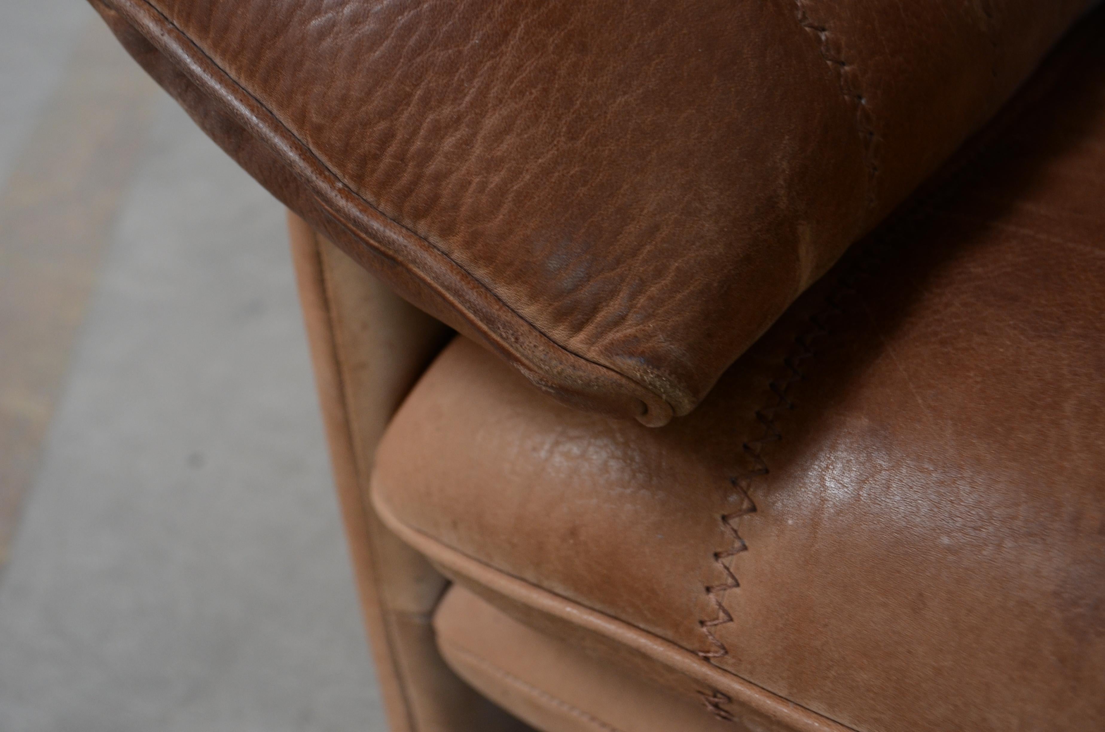 De Sede DS 86 Vintage Neck Leather 2 x Armchair 12