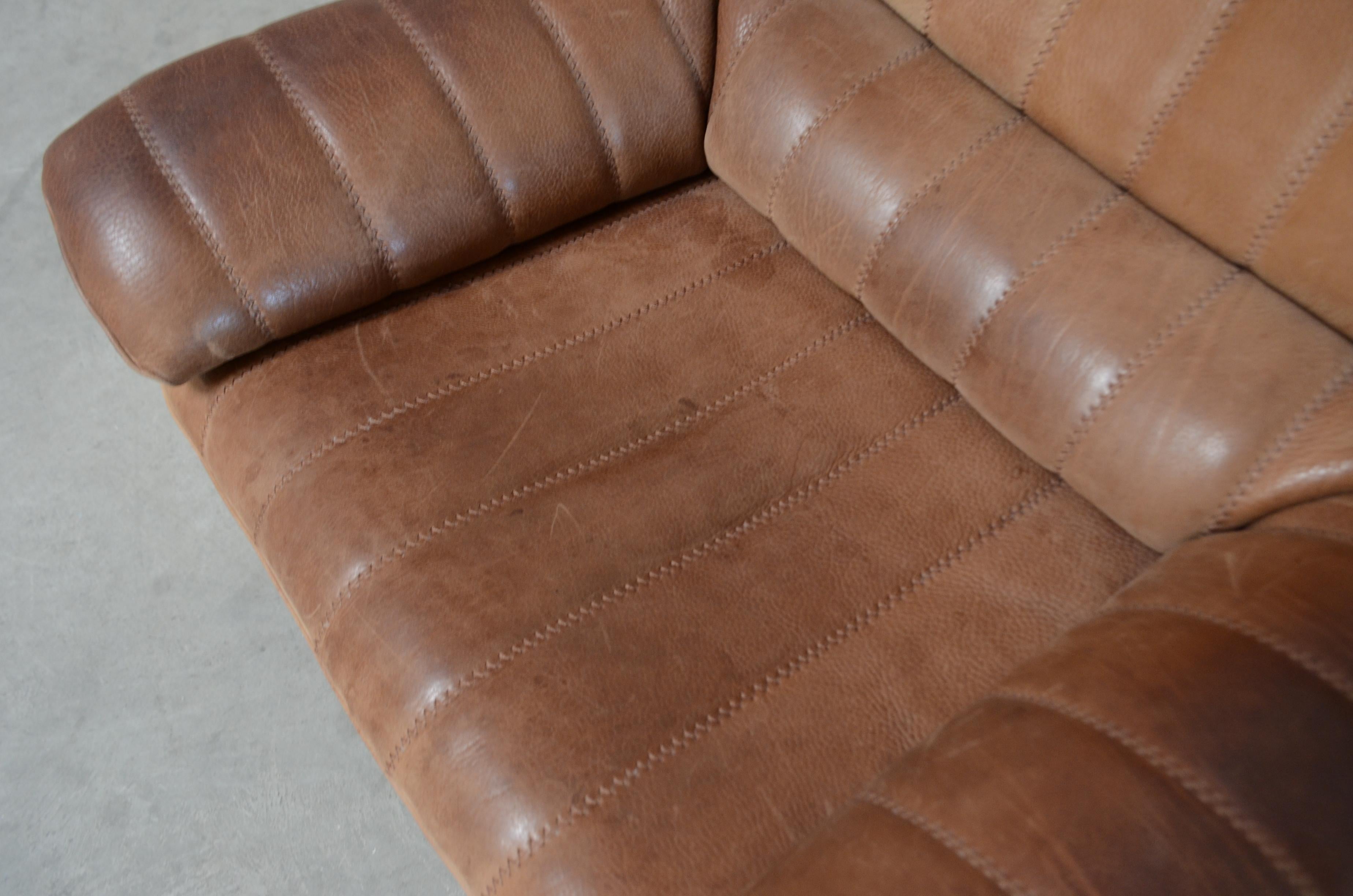 De Sede DS 86 Vintage Neck Leather 2 x Armchair 1