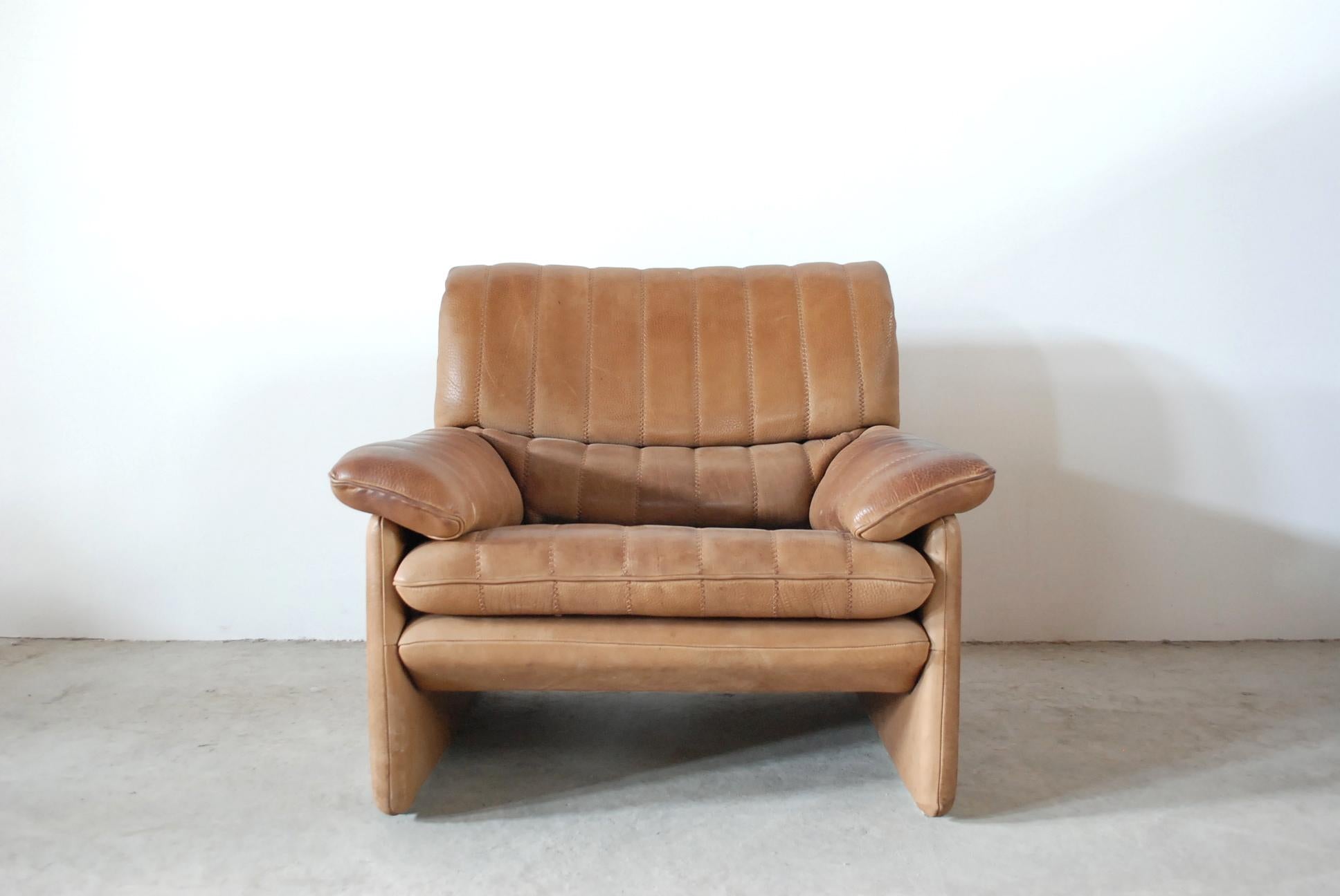 De Sede DS 86 Vintage Neck Leather Armchair (Moderne)