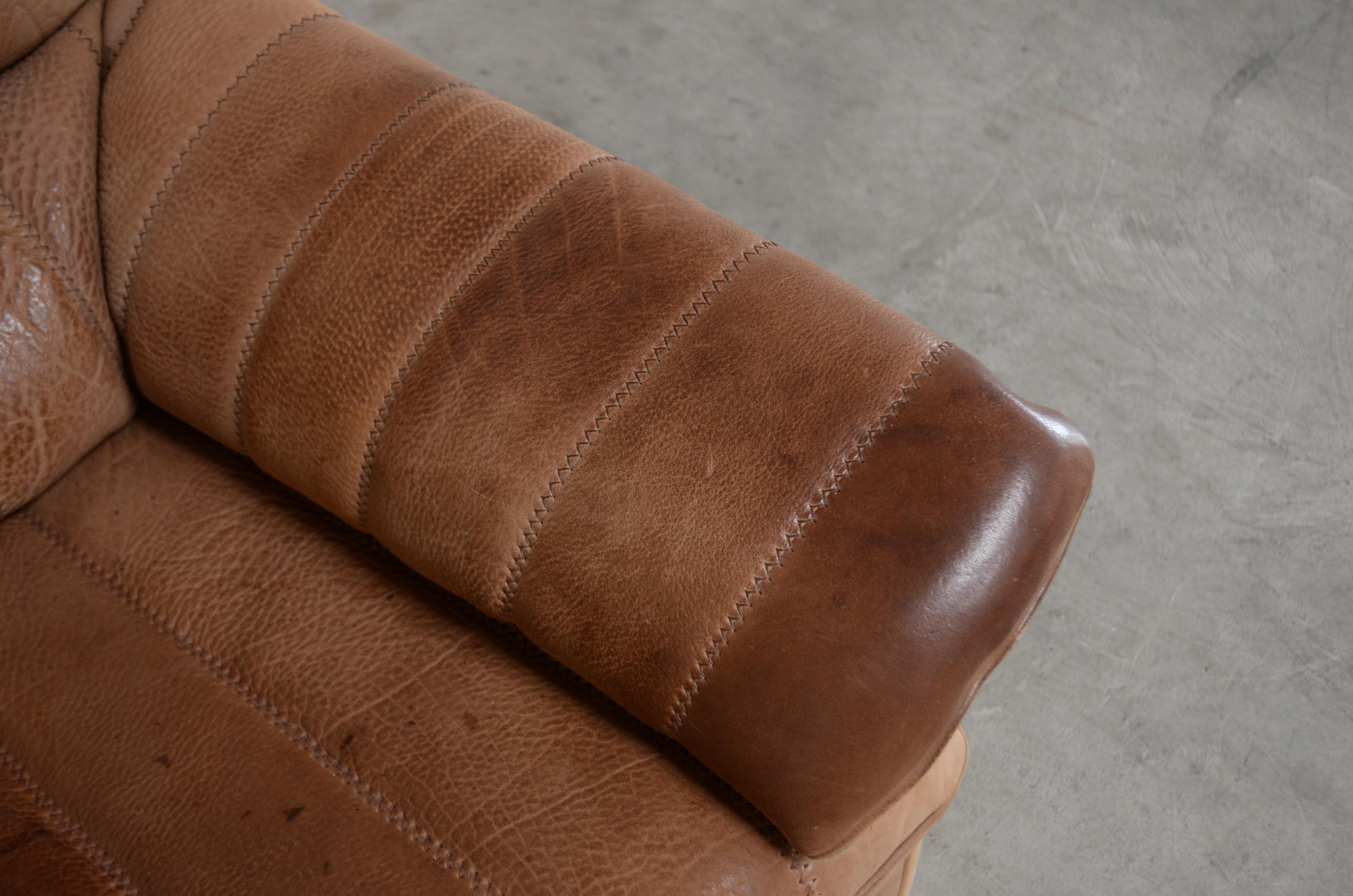 Late 20th Century De Sede DS 86 Vintage Neck Leather Armchair