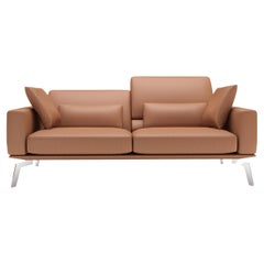 De Sede DS-87 Three-Seat Sofa in Hazel Upholstery by Antonella Scarpitta