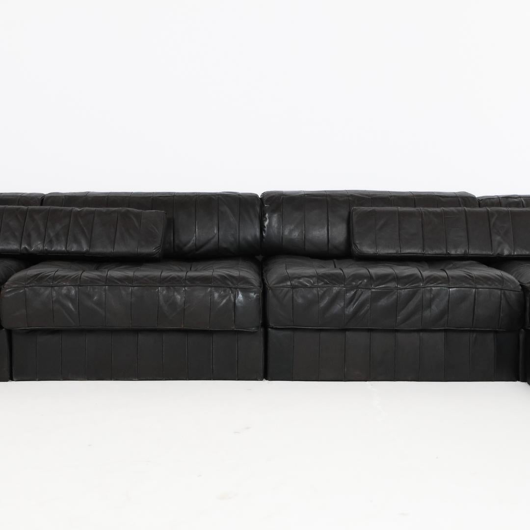De Sede DS-88 Leather Patchwork Modular Sofa 1970s For Sale 6