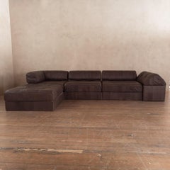 De Sede DS-88 Modular Patchwork Leather Sectional Sofa, Switzerland, 1970s