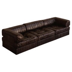 Modulares Sofa „DS-88“ von De Sede mit Patchwork-Muster, 1970, 3er-Set