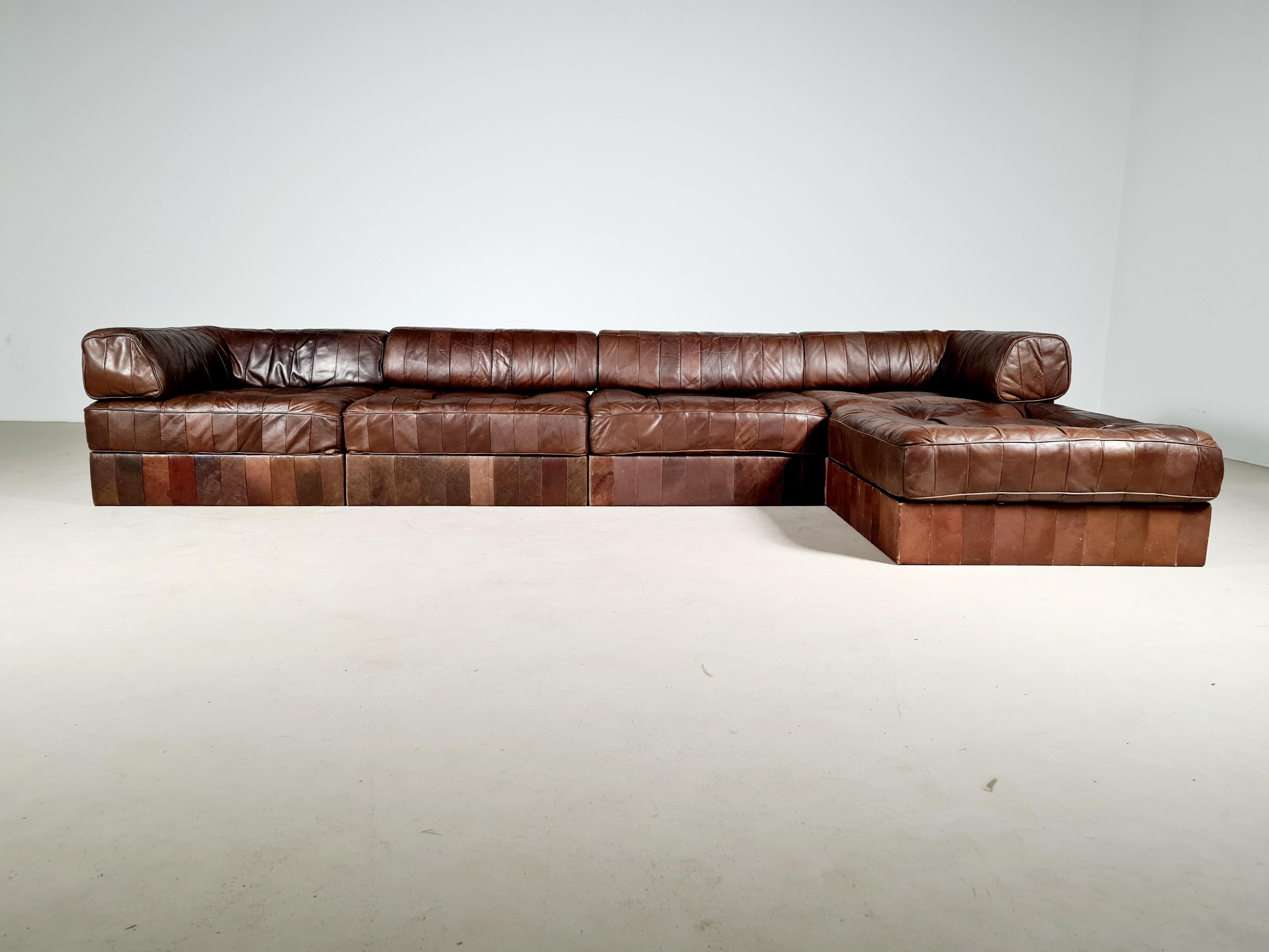 European De Sede Ds-88 Patchwork Sectional Sofa, 1970s
