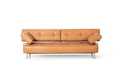 De Sede DS-880/23 Comfortable Sofa in Cuoio Leather Seat and Back Upholstery