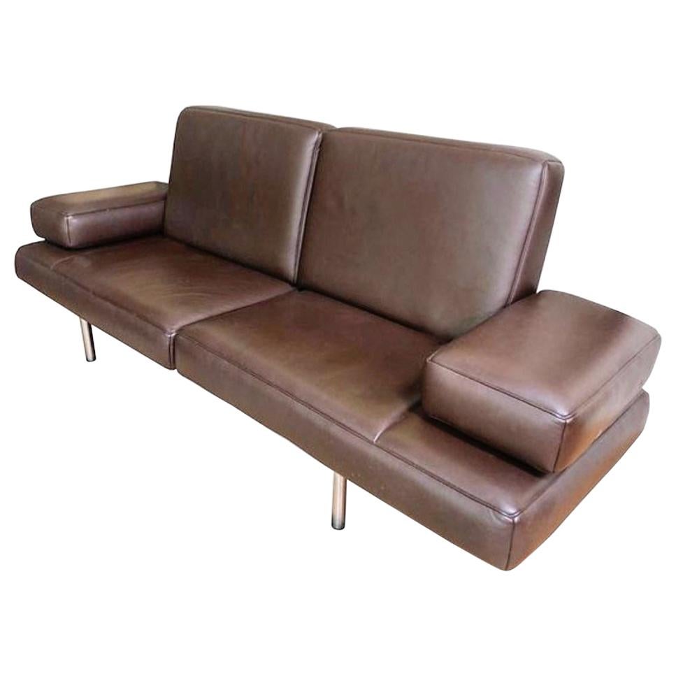 De Sede DS 904 Adjustable Leather Chaise by Braun Maniatis Kirn
