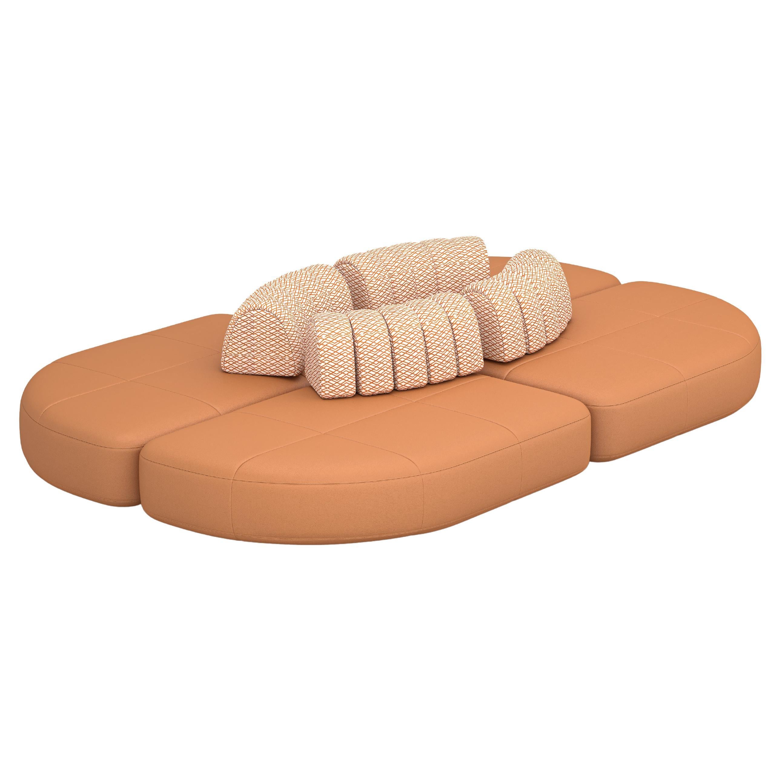 De Sede DS-909 Landscape Modular Sofa in Leather by Yonoh Studio