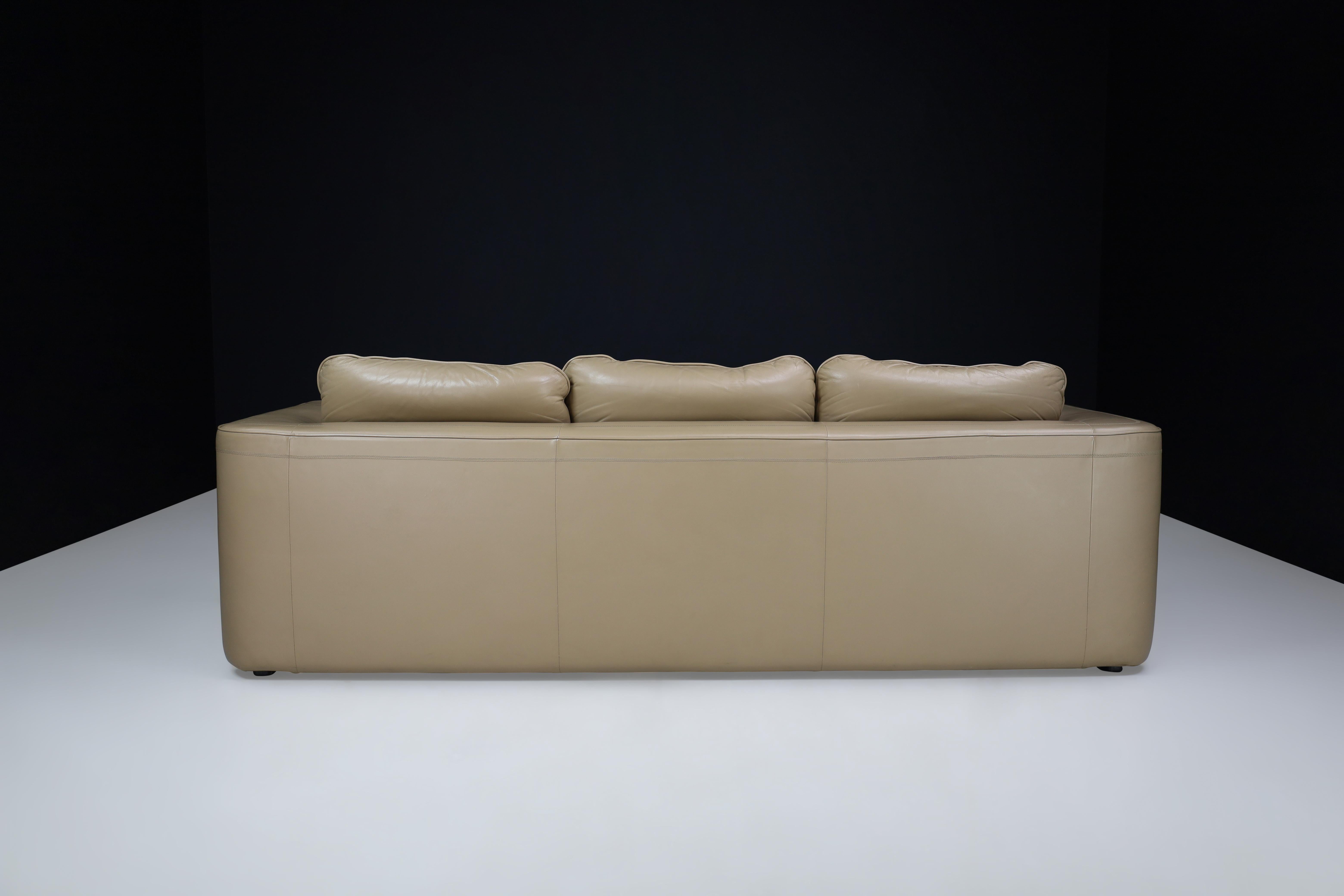 De Sede Ds 98 Leather Three-Seater Sofa, Switzerland, 1980 For Sale 2