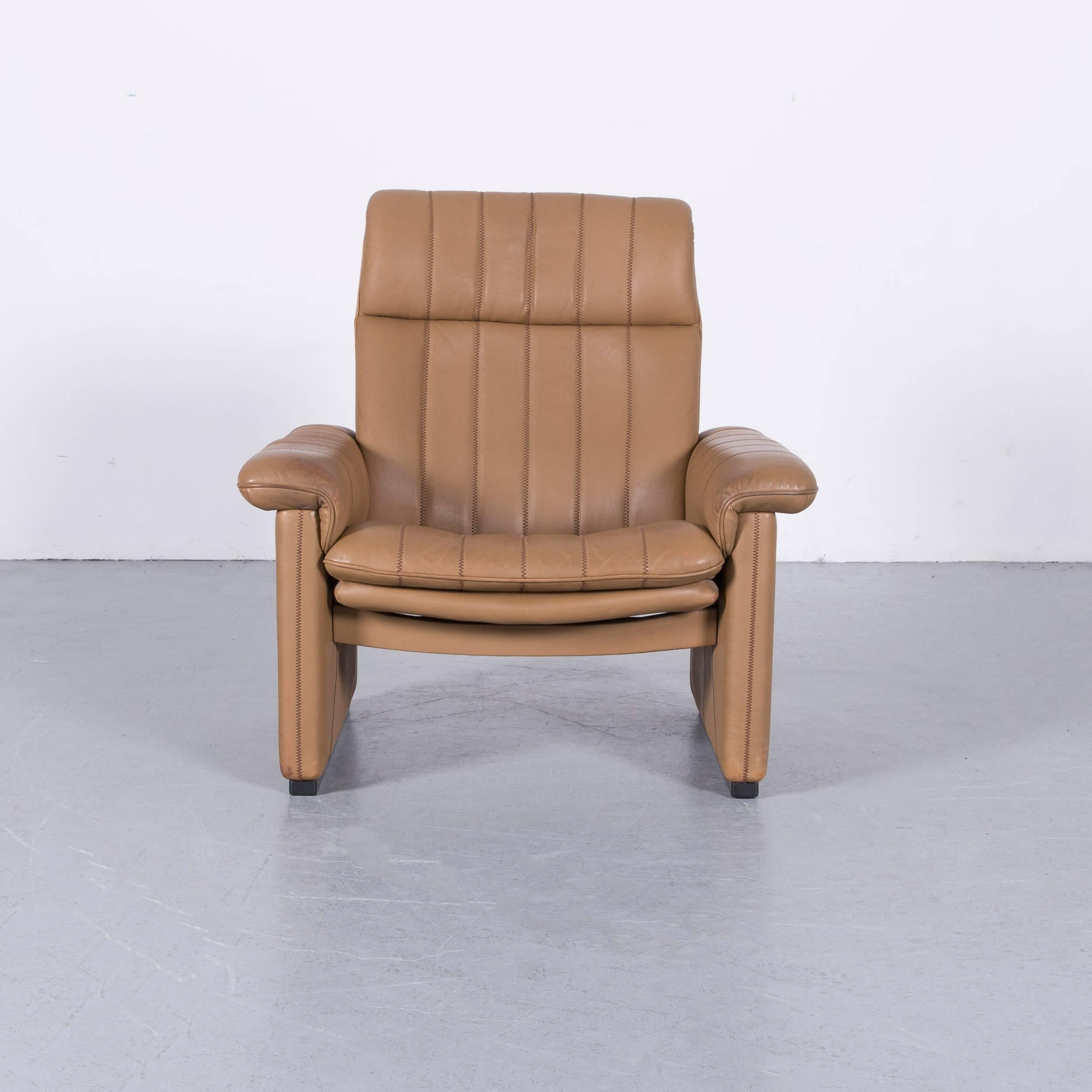 De Sede DS Leather Armchair Cognac Brown One-Seat 2