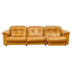 De Sede DS101 three seater in cognac leather