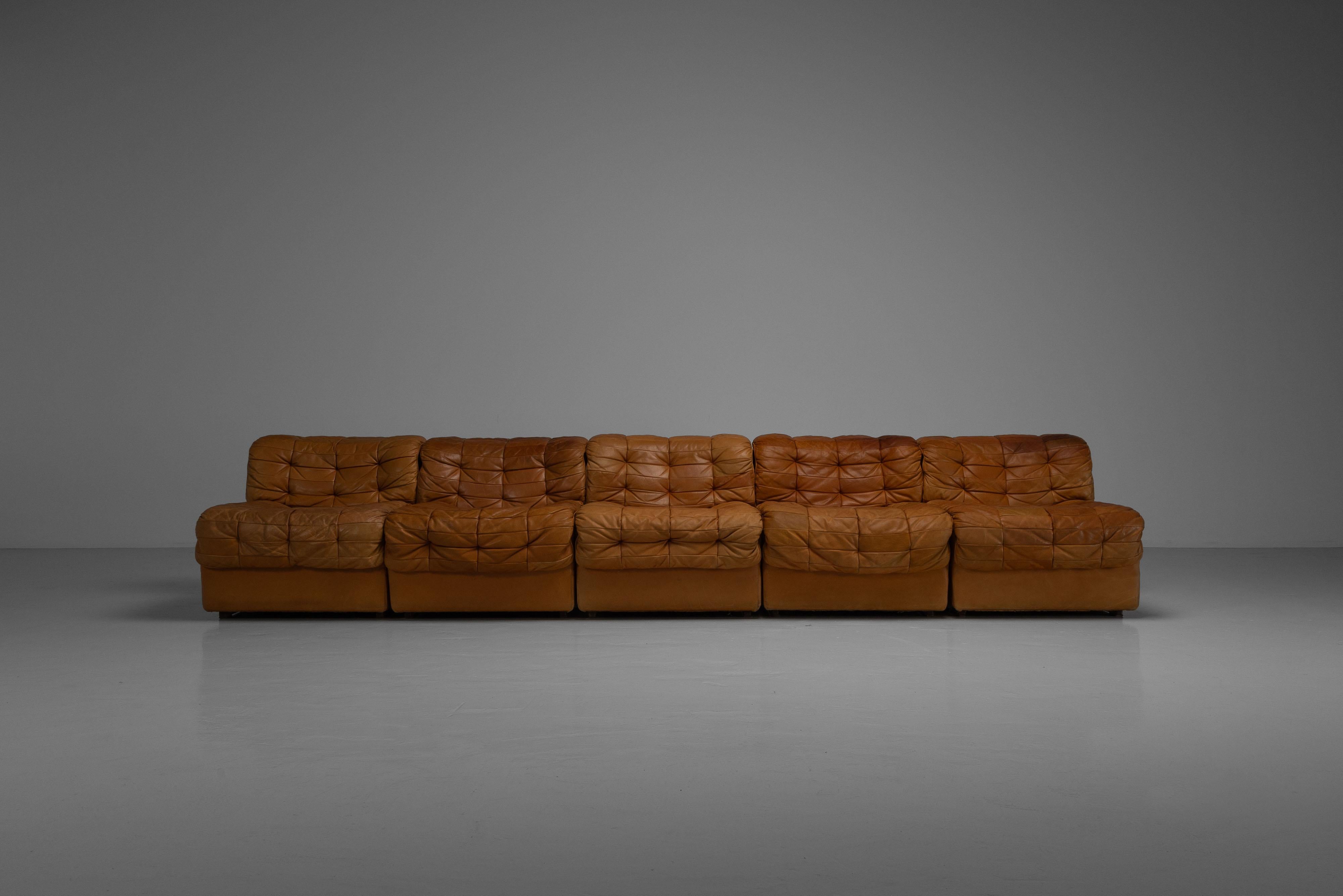 De Sede DS11 Modulsofas Schweiz 1970 (Schweizerisch) im Angebot