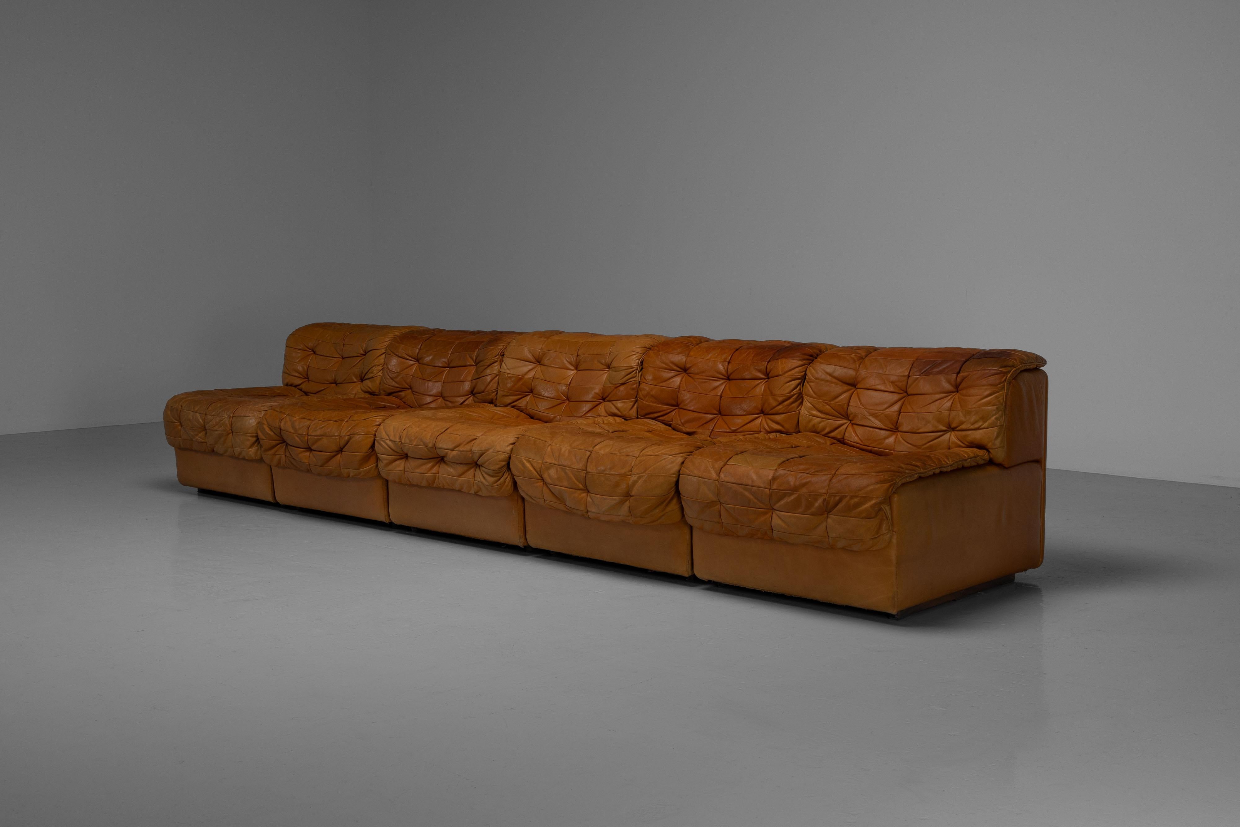 De Sede DS11 Modulsofas Schweiz 1970 im Angebot 1