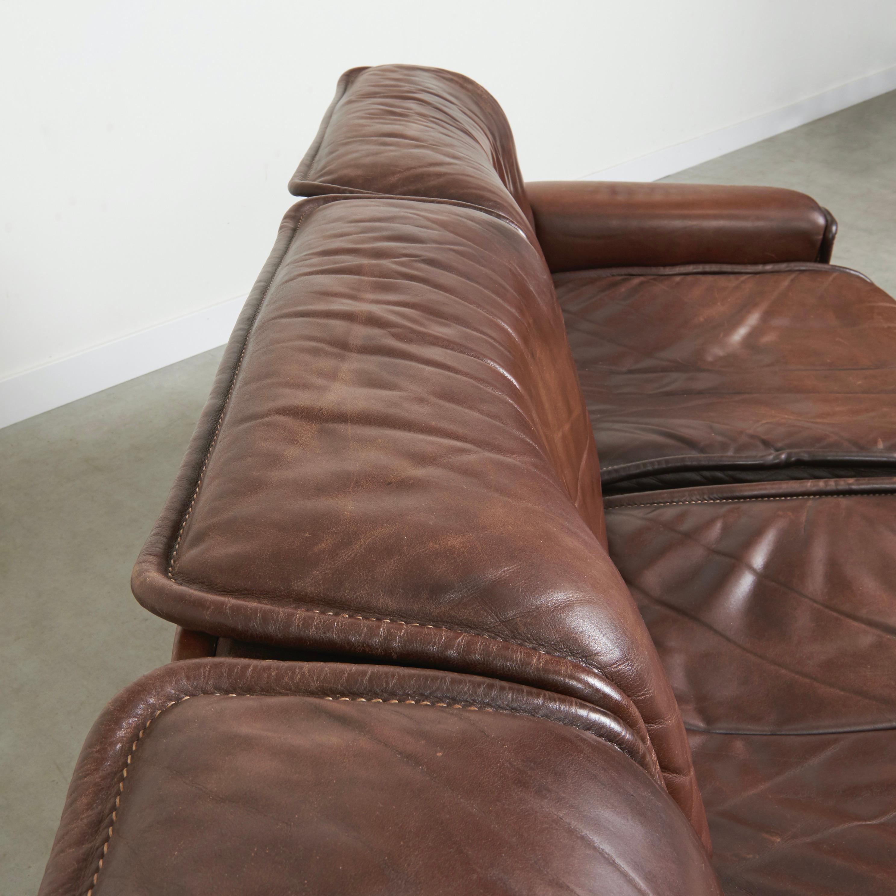 De Sede DS12 lounge set, 1970s For Sale 5