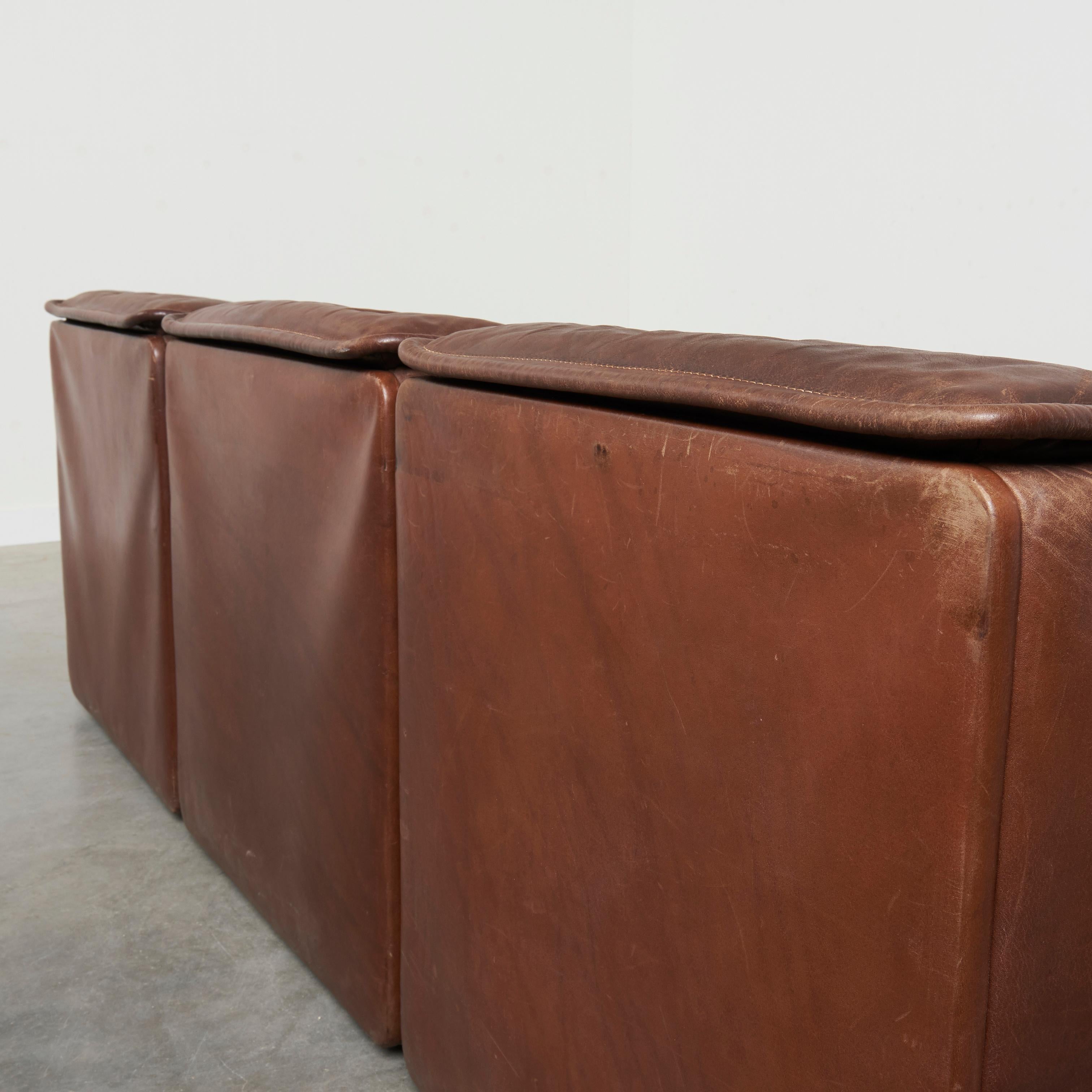 De Sede DS12 lounge set, 1970s For Sale 10